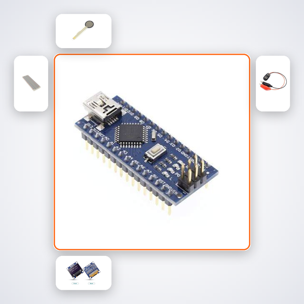 Respiration Rate Monitor Kit with Arduino Nano + LED