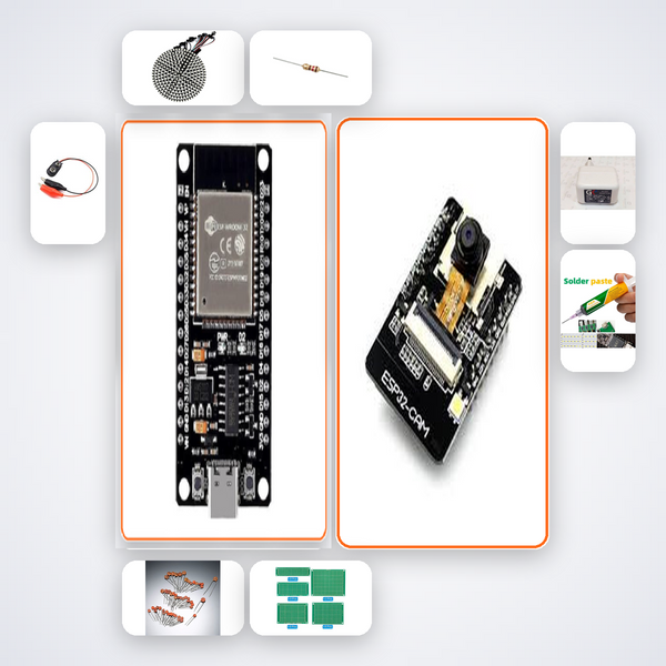 Retail Shelf Empty Stock Detector Kit with ESP32 + Camera