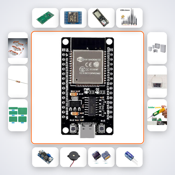 RF Jammer Detection Alarm Variant 9 Kit with ESP32 + LoRa
