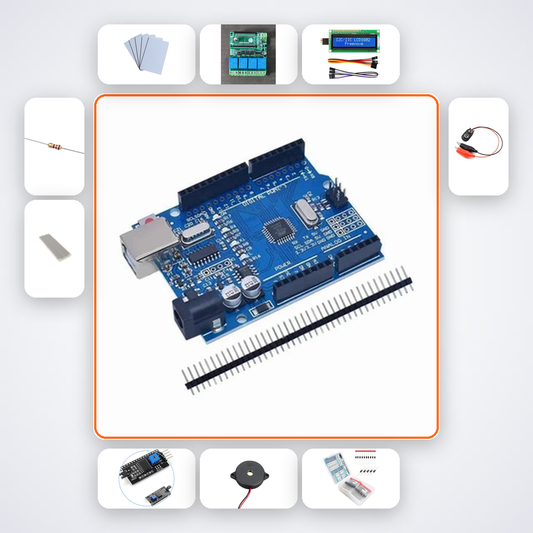 RFID Access Control Panel Kit with Arduino Uno + Relay