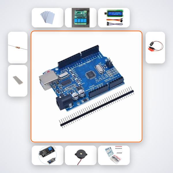 RFID Access Control Panel Kit with Arduino Uno + Relay