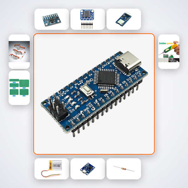 Rocket G-Force Data Logger Kit with Arduino Nano