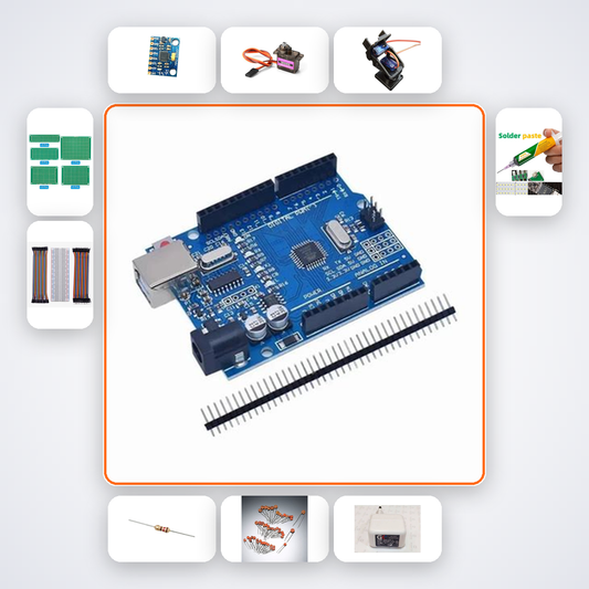Rocket TVC Simulation Gimbal Kit with Arduino Uno + MPU6050