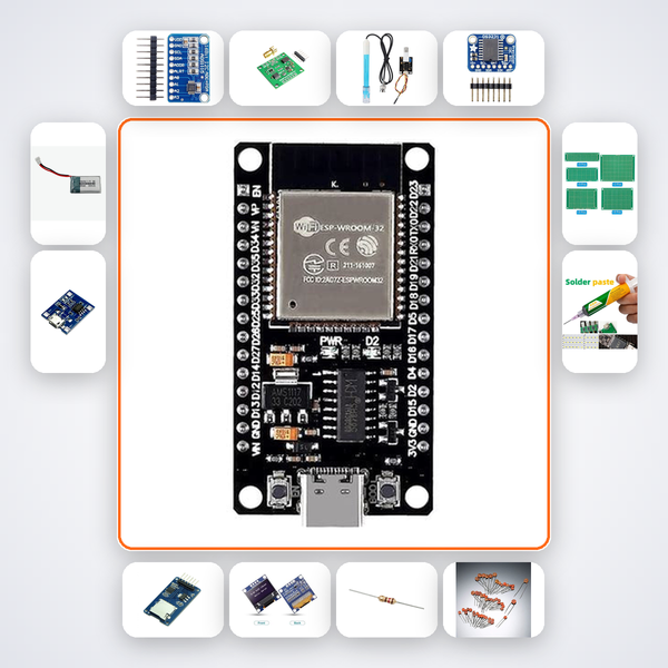 Sarcopenia Muscle Mass Estimator Variant 27 Kit with ESP32 + LED