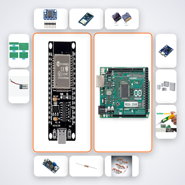 Satellite Attitude Determination System Kit with ESP32 + LED