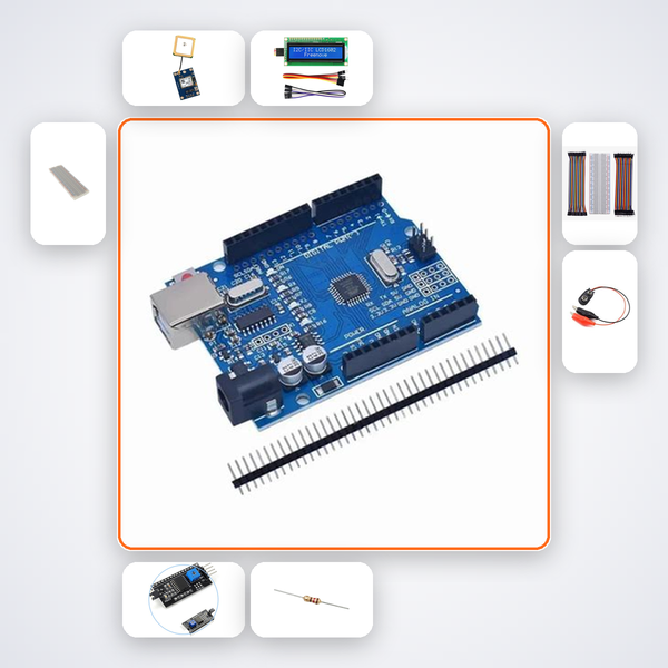 Satellite Count GPS Signal Monitor Kit with Arduino Uno