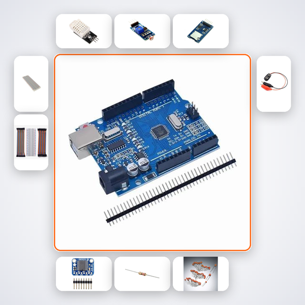 SD Card Data Logger Kit with Arduino Uno + DHT22
