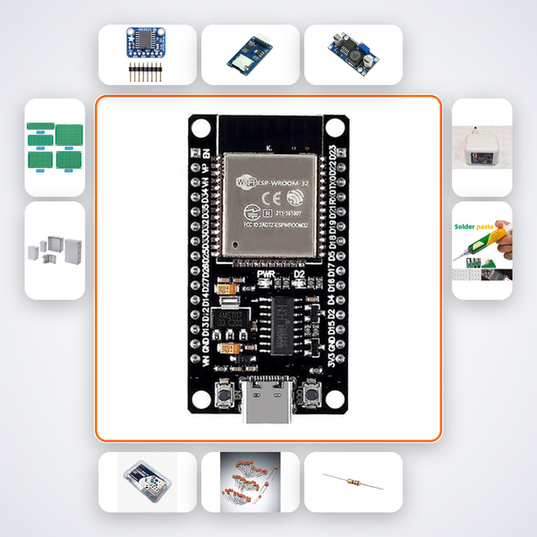 Secure Remote Device Management Variant 26 Kit with ESP32 + LED