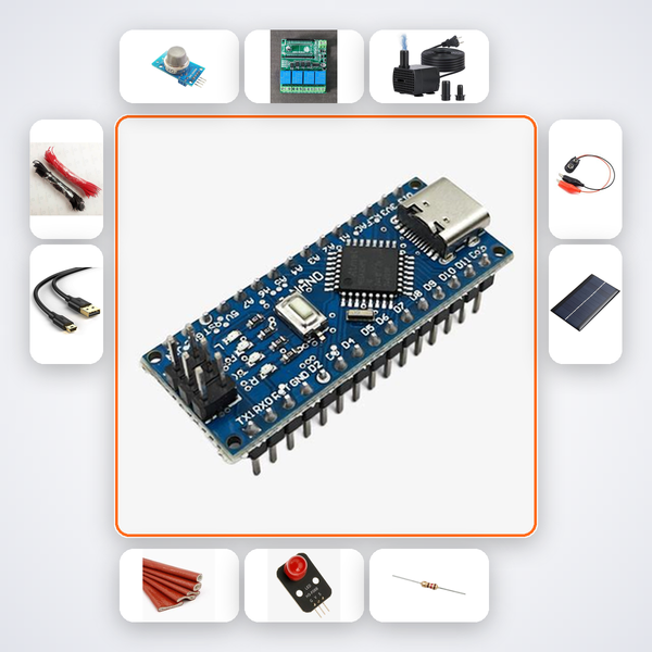 Server Room Fire Detector Kit with Arduino Nano