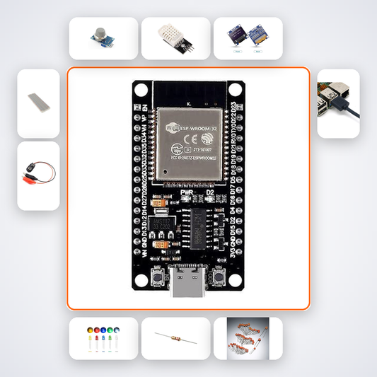 Server Room Temperature Monitor Kit with ESP32 + Sensor