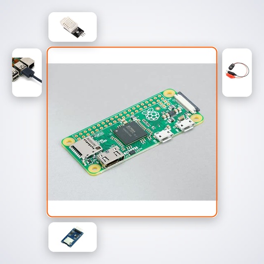 Server Room Temperature Monitor Kit with Raspberry Pi Zero 2W + DHT22