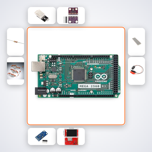 Server Room Temperature Monitor Plus Kit with Arduino Mega + DHT22