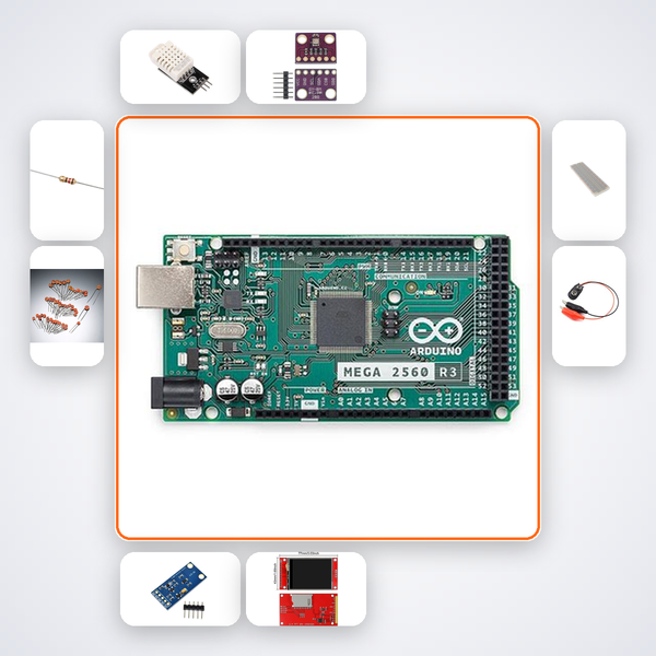 Server Room Temperature Monitor Plus Kit with Arduino Mega + DHT22