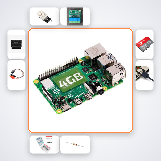 Server Room Temperature Monitor Pro Kit with Raspberry Pi 4 + DHT22