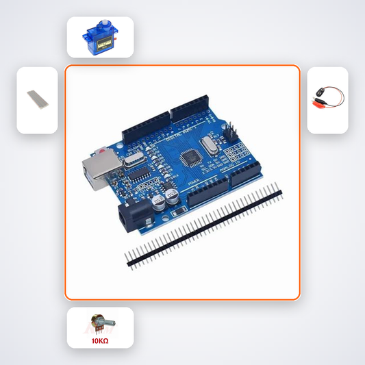 Servo Angle Controller Kit with Arduino Uno + Servo