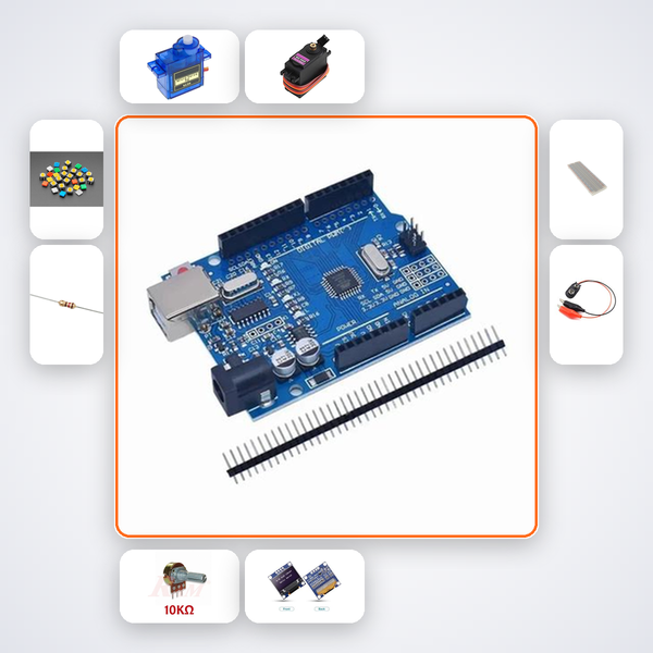 Servo Tester and Exerciser Kit with Arduino Uno + Servo