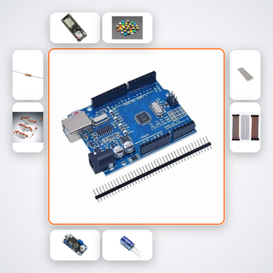 Silent Alarm SMS Panic Button Variant 17 Kit with Arduino Uno