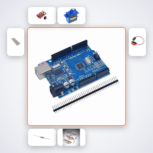Simulated Thrust Vectoring LED Kit with Arduino Uno + Servo