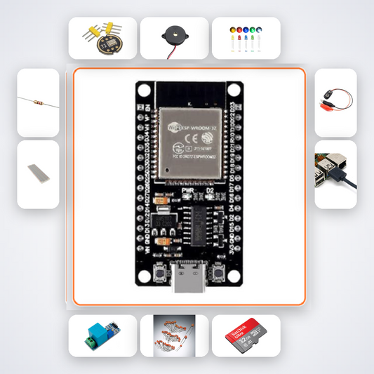 Smart Baby Cry Detector Kit with ESP32 + LED