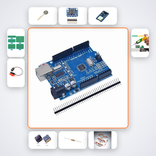 Smart Bed Occupancy and Sleep Monitor Kit with Arduino Uno + LED