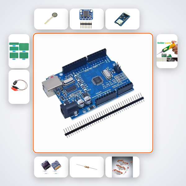 Smart Bed Occupancy and Sleep Monitor Kit with Arduino Uno + LED