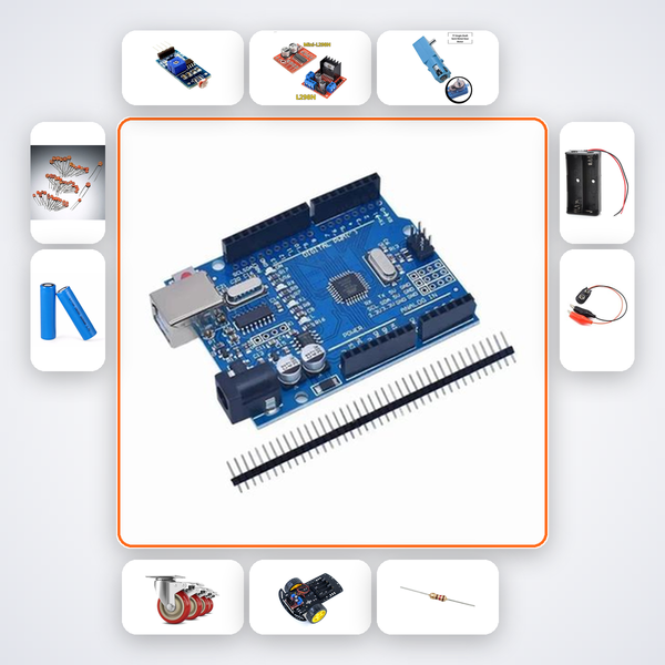 Smart Curtain Daylight Sensor Kit with Arduino Uno + LDR