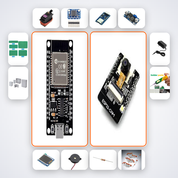 Smart Door Lock Servo Kit with ESP32 + Camera