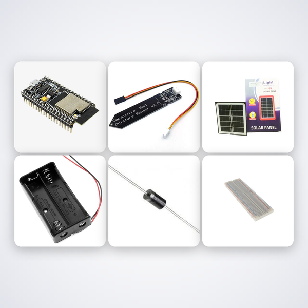 Smart Garden Watering Plus Kit with ESP32 + DHT22