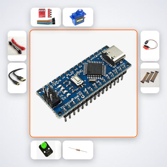 Smart Hand Sanitizer Dispenser Kit with Arduino Nano + Servo