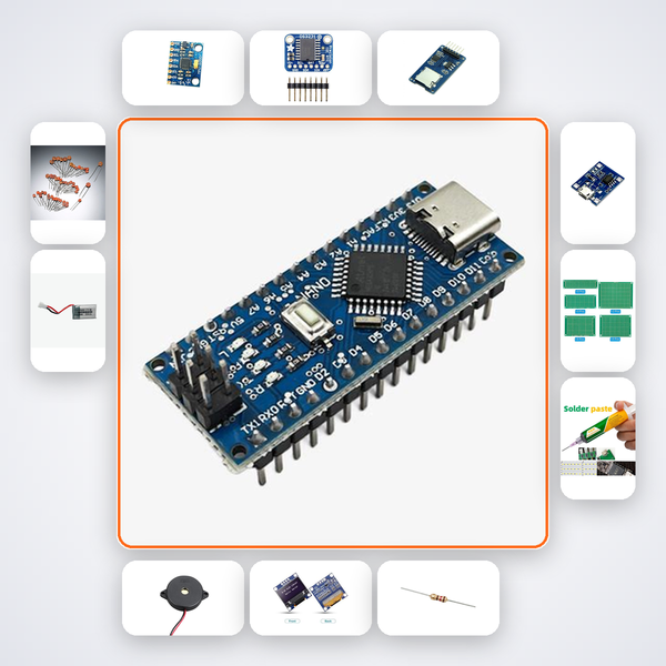Smart Inhaler Usage Tracker Kit with Arduino Nano + MPU6050