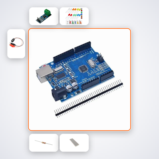 Smart Power Strip Indicator Kit with Arduino Uno + LED