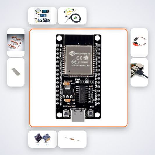 Smart Soil Moisture Predictor Kit with ESP32 + Sensor