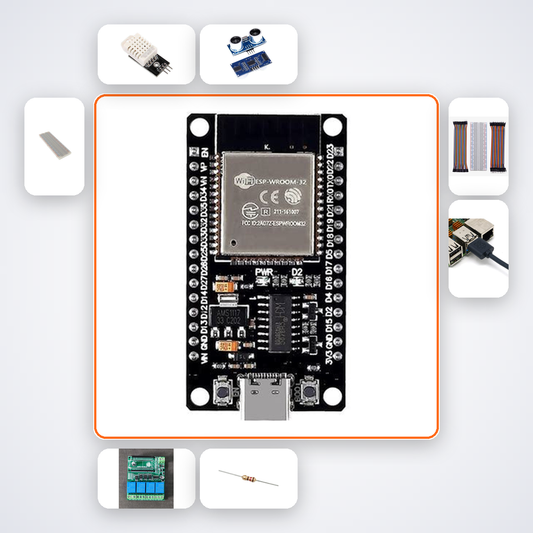 Smart Trash Can Auto-Open Kit with ESP32 + DHT22
