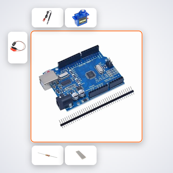 Smart Washing Line Retractor Kit with Arduino Uno + Sensor
