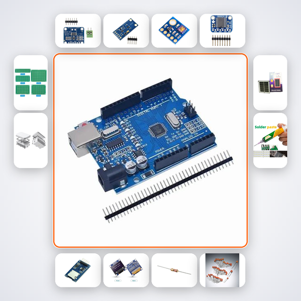 Solar Cell Degradation Monitor Kit with Arduino Uno + LED
