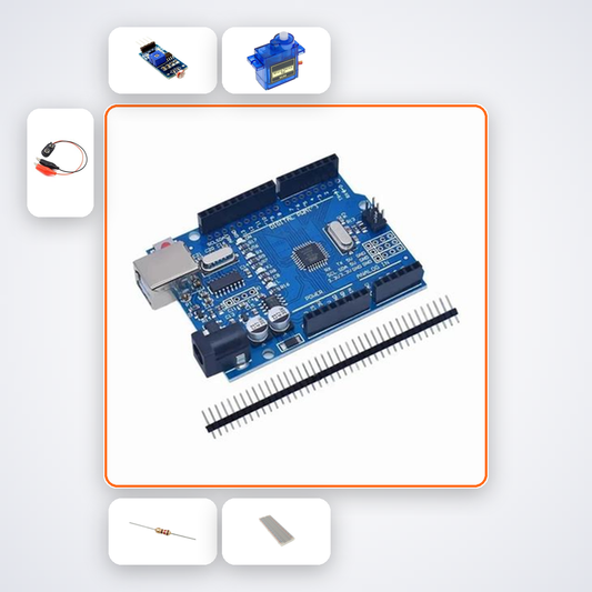 Solar Panel Orientation Optimizer Variant 12 Kit with Arduino Uno + LDR