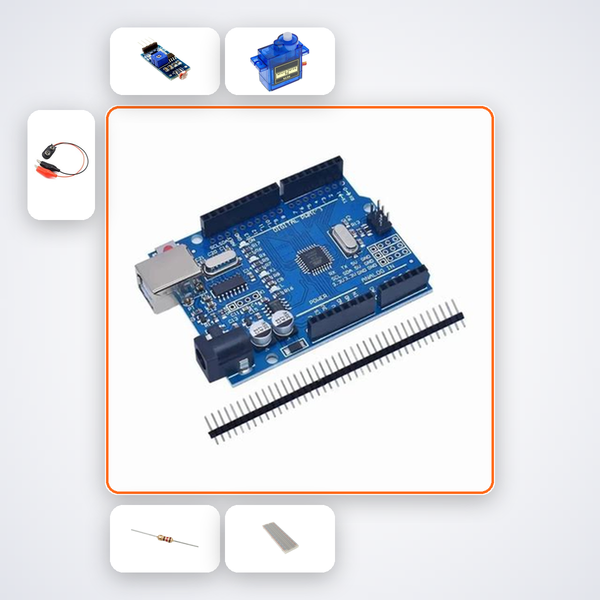 Solar Panel Orientation Optimizer Variant 12 Kit with Arduino Uno + LDR