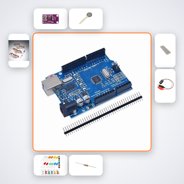 Sound Reactive LED Visualiser Kit with Arduino Uno + LED
