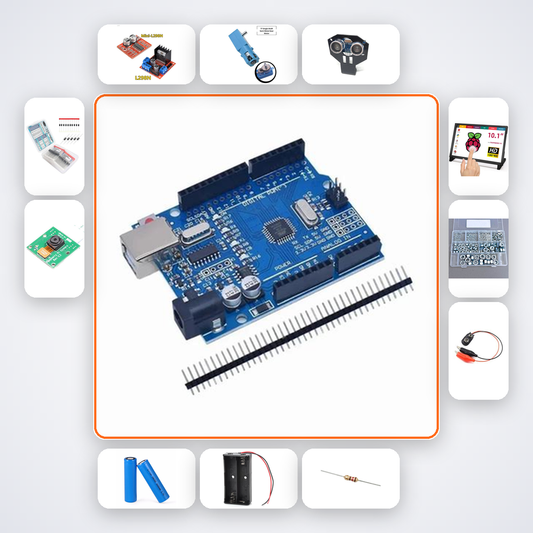 Stair Climber Robot Kit with Arduino Uno + Ultrasonic