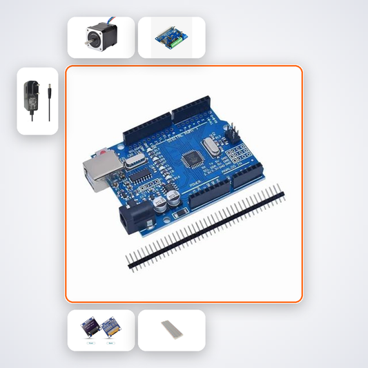 Stepper Motor Compass Pointer Kit with Arduino Uno + MPU6050