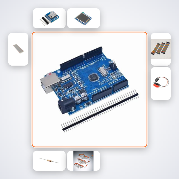 Thermal Heatmap 8x8 Display Kit with Arduino Uno + Sensor