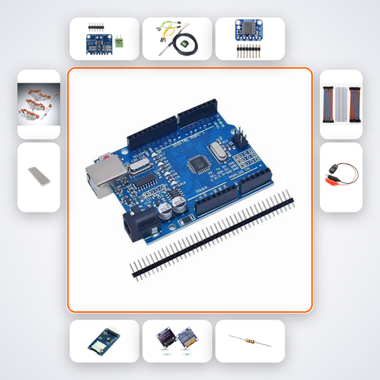 Thermoelectric Power Plant Monitor Kit with Arduino Uno + LED