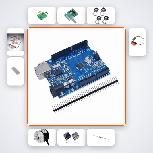 Tone Generator Audio Test Kit with Arduino Uno + LED