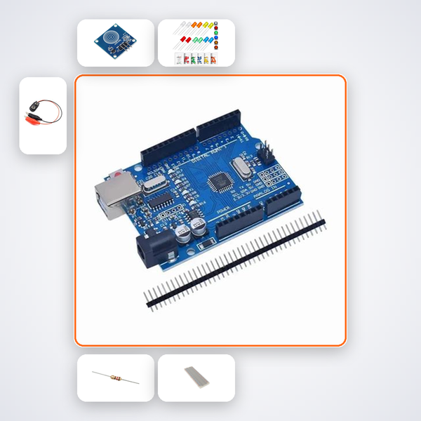 Touch Sensor Starter Kit Kit with Arduino Uno + Sensor