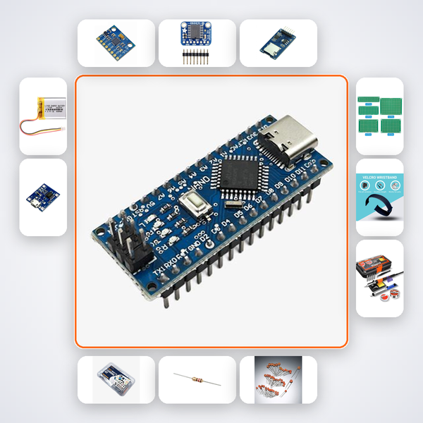 Tremor Severity Progression Tracker Variant 33 Kit with Arduino Nano