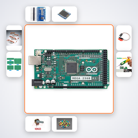 Two Channel Oscilloscope Kit with Arduino Mega