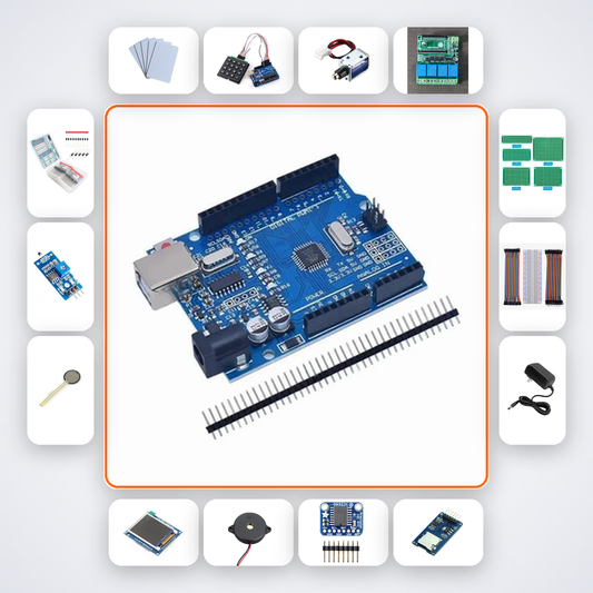 Two-Factor RFID plus PIN Lock Kit with Arduino Uno + Relay