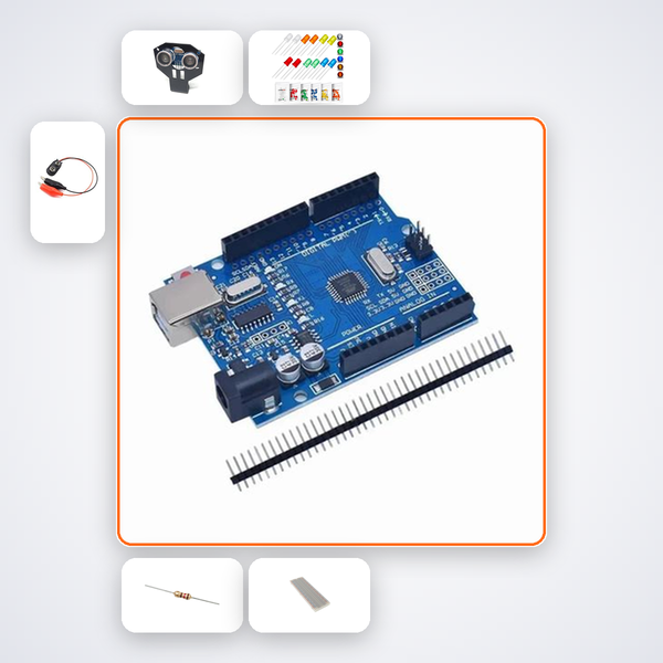 Ultrasonic Parking Sensor with LED Bar