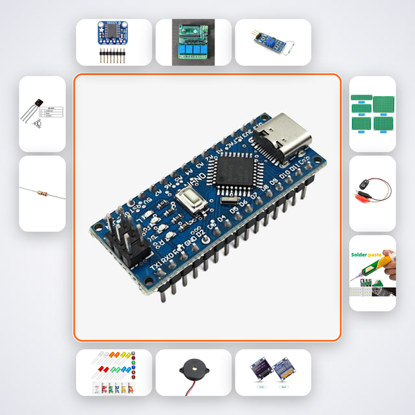 UV Sterilisation Timer Box Kit with Arduino Nano + Relay Maker 2