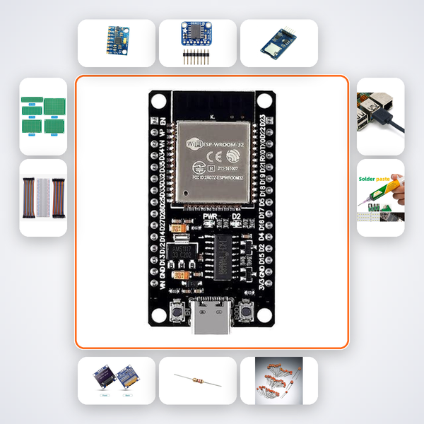 Vehicle Crash Detector Plus Kit with ESP32 + MPU6050